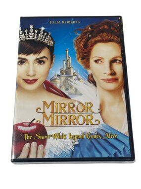 Mirror Mirror DVD 2012 Julia Roberts Lily Collins Family Fantasy Comedy